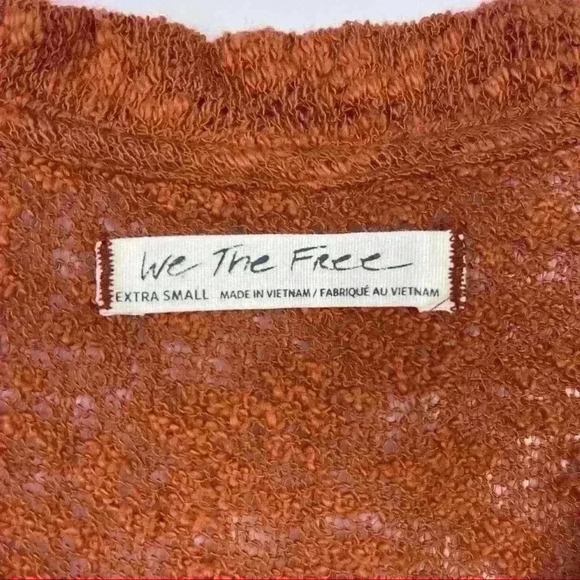 NWT WE THE FREE “Ocean Air Hacci Top” sz XS - Picture 4 of 9